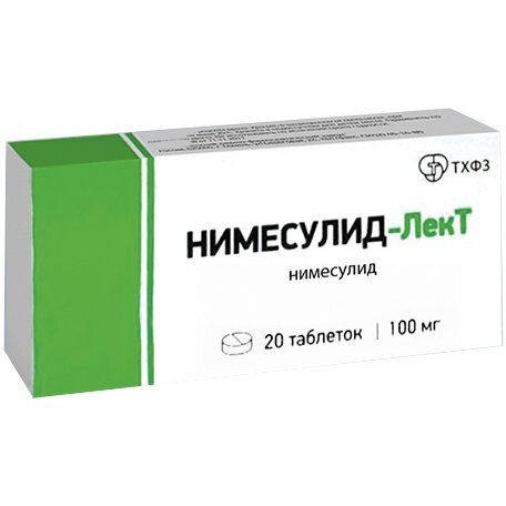 Нимесулид-Лект таблетки 100 мг 20 шт.