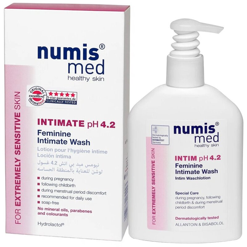 Гель для интимной гигиены Numis Med для женщин ph 4.2 200 мл