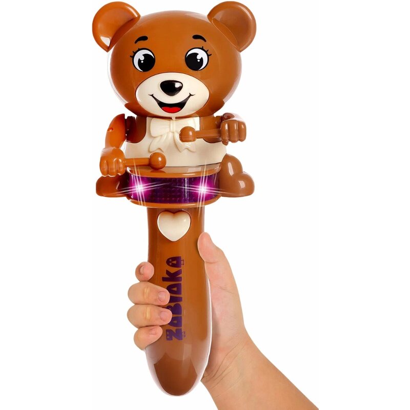 Игрушка развивающая Zabiaka Забавный мишутка коричневый