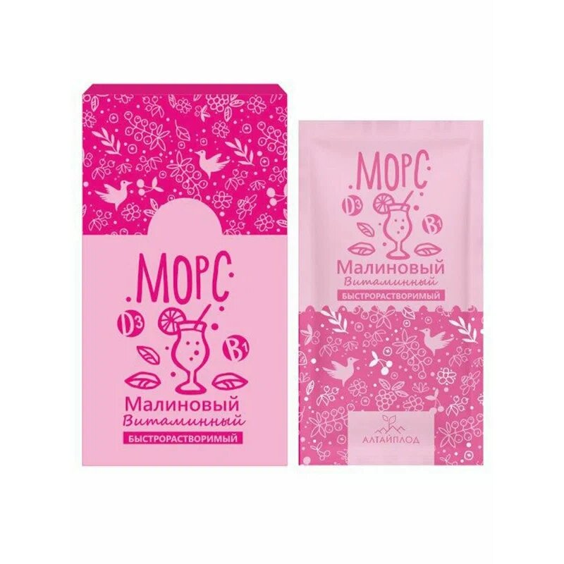Морс АлтайПлод Малиновый витаминизир сухой 20 г