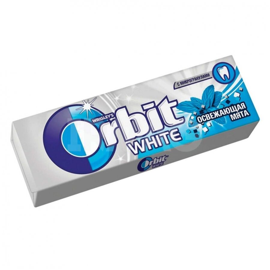 Жевательная резинка Orbit White Освежающая мята 14 г