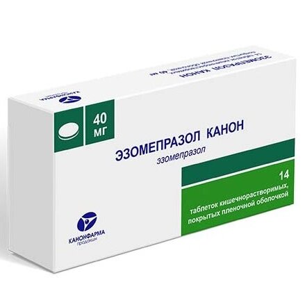 Эзомепразол Канон таблетки 40 мг 14 шт.