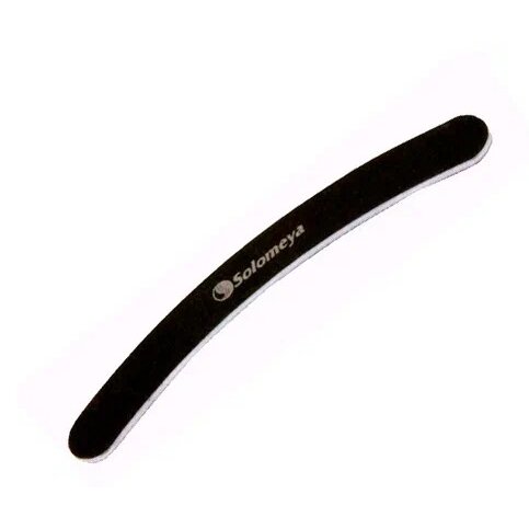 Пилка для ногтей Соломея (Solomeya) бумеранг черная 100/180