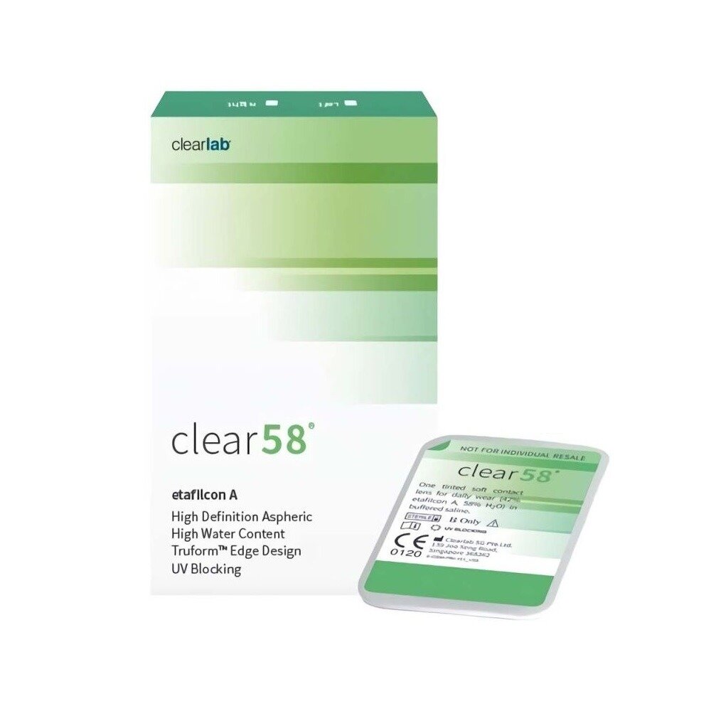 Линзы контактные ClearLab Clear 58 (8,7/-4,75) 6 шт.