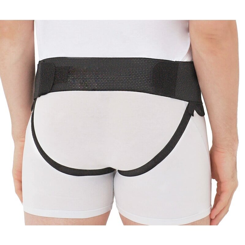 Бандаж грыжевой паховый Крейт Б-434 черный р.5