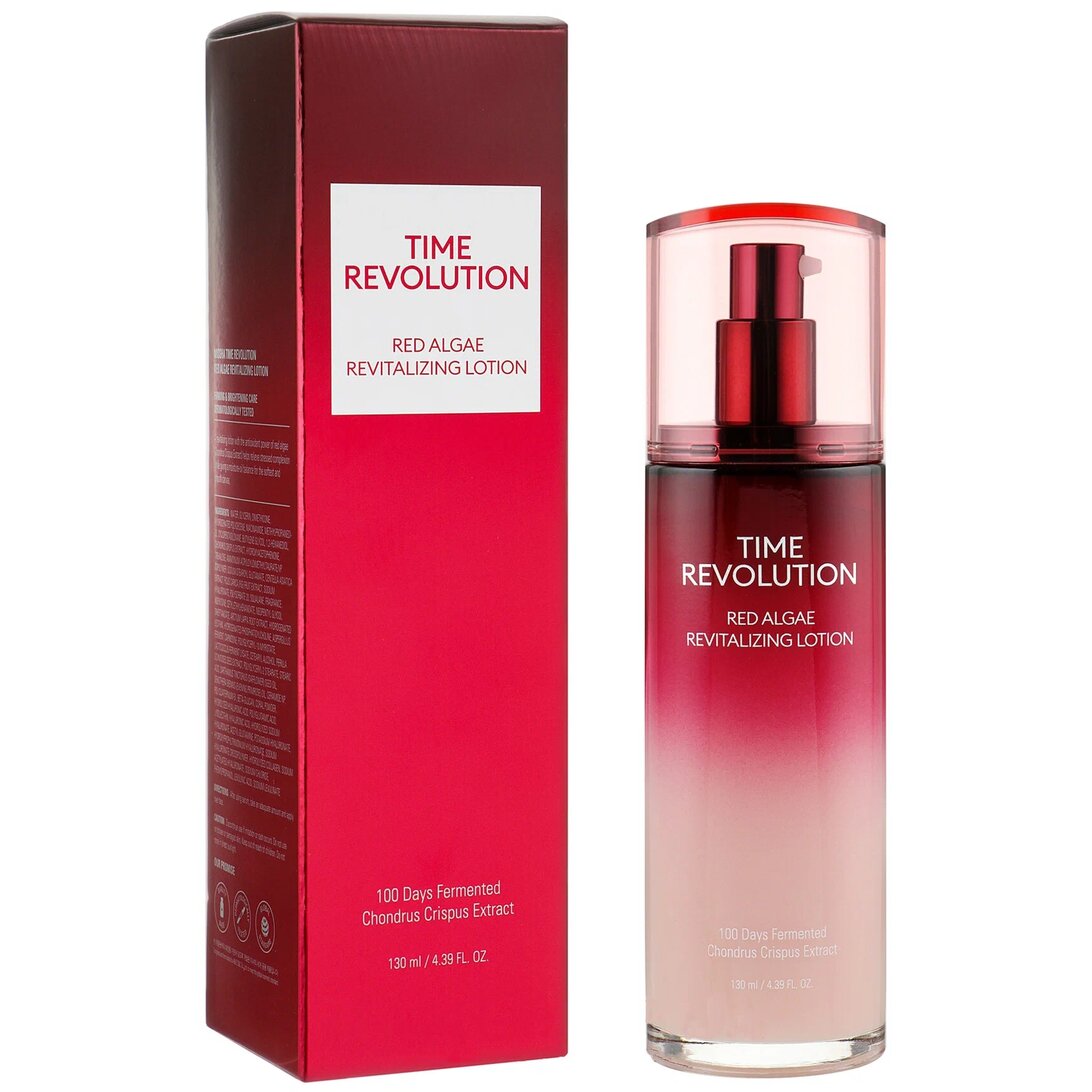 Лосьон для лица интенсивный лифтинговый Time revolution Red algae revitalizing Missha 130мл