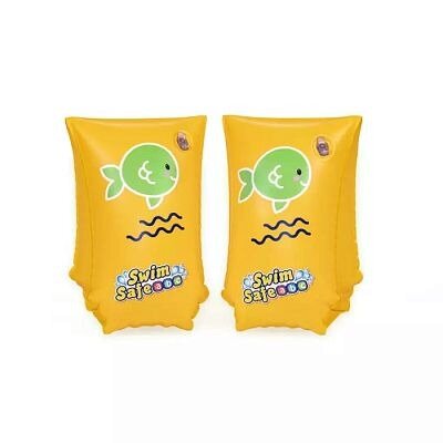 Нарукавники 6-12 лет для плавания Bestway swim safe цвета микс 30х 15см