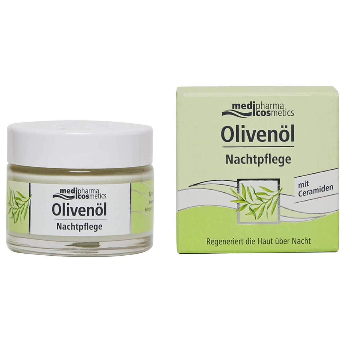 Крем Medipharma cosmetics olivenol для лица ночной 50 мл