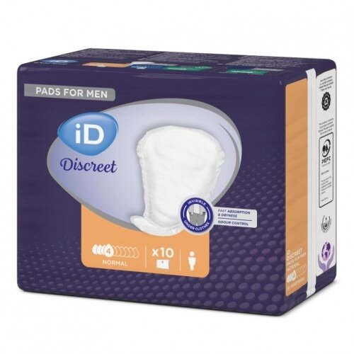 Прокладки урологические для мужчин ID Normal Level 1 10 шт.