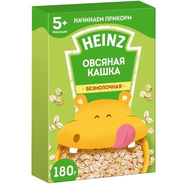 Каша безмолочная Heinz Овсяная с 5 мес. 180 г