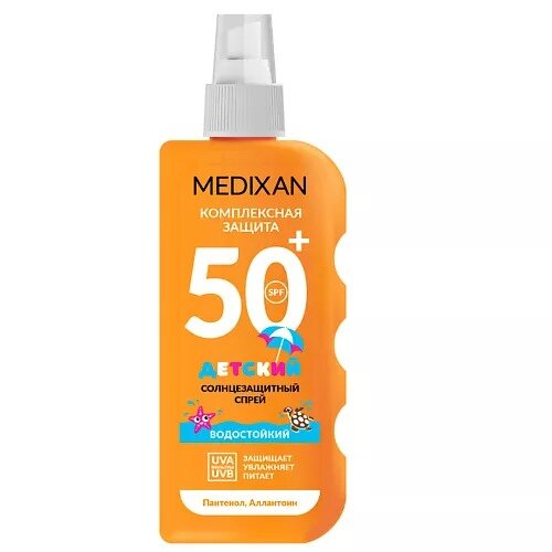 Спрей детский солнцезащитный Medixan SPF50+ 150 мл