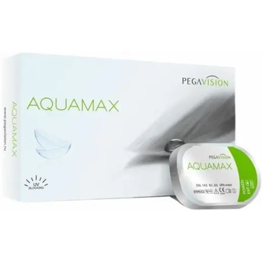 Контактные линзы Aquamax Pegavision двухнедельные диоптрия -1,5 x6