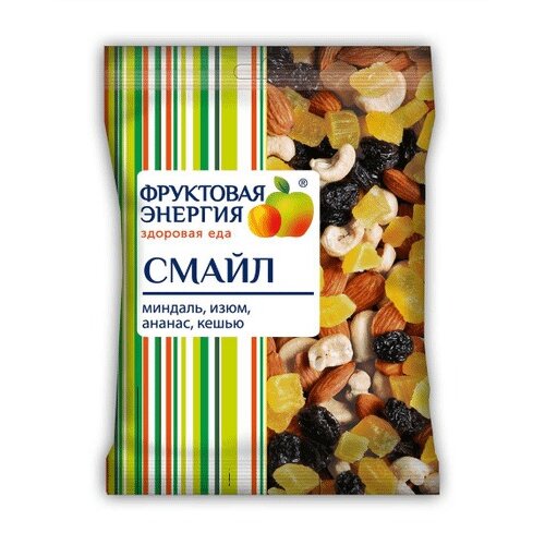 Фруктовая Энергия Смайл смесь Фрукты/Орехи 200 г