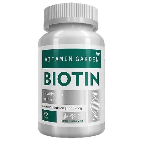 Vitamin garden Биотин капсулы желатиновые 430 мг 90 шт.