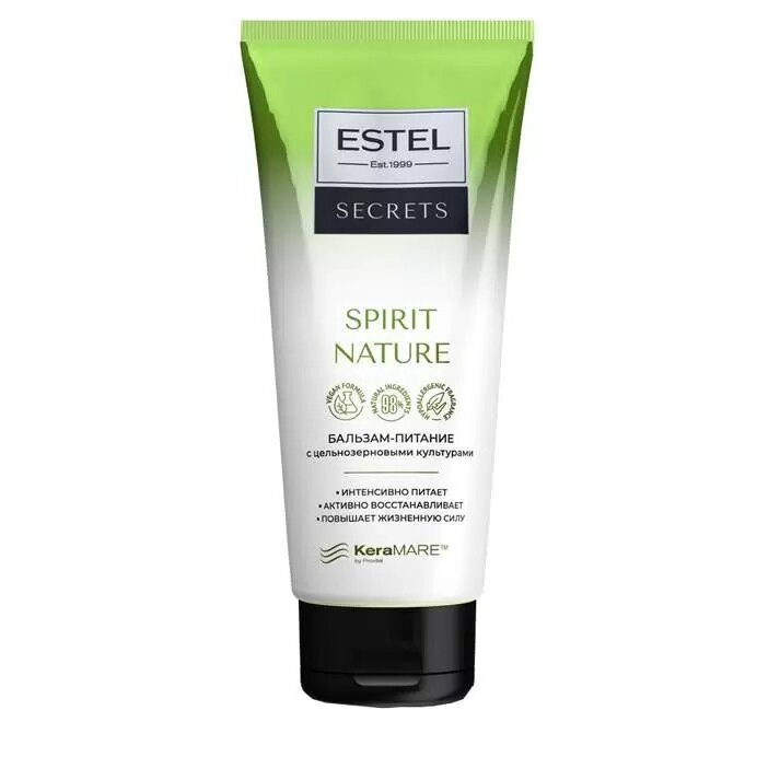 Бальзам-питание для волос с цельнозерновыми культурами Spirit nature Secrets Estel/Эстель 200 мл