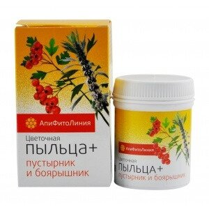Апифитокомплекс пыльца/пустырник/боярышник таблетки 550 мг АпиФитоЛиния 60 шт.