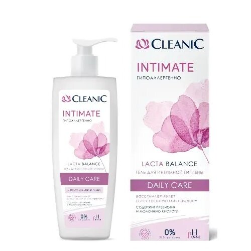 Cleanic гель ежедневный уход для интимной гигиены daily care 200 мл