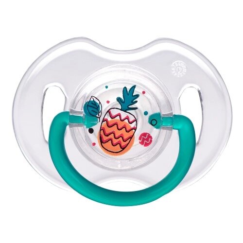 Пустышка силиконовая Мир детства 6+ ортодонтической формы со стерилизатором 13007