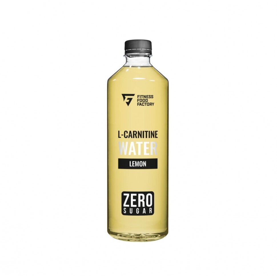 Напиток Fitness Food Factory L-carnitine 2000 слабогазированный Лимон 0,5 л