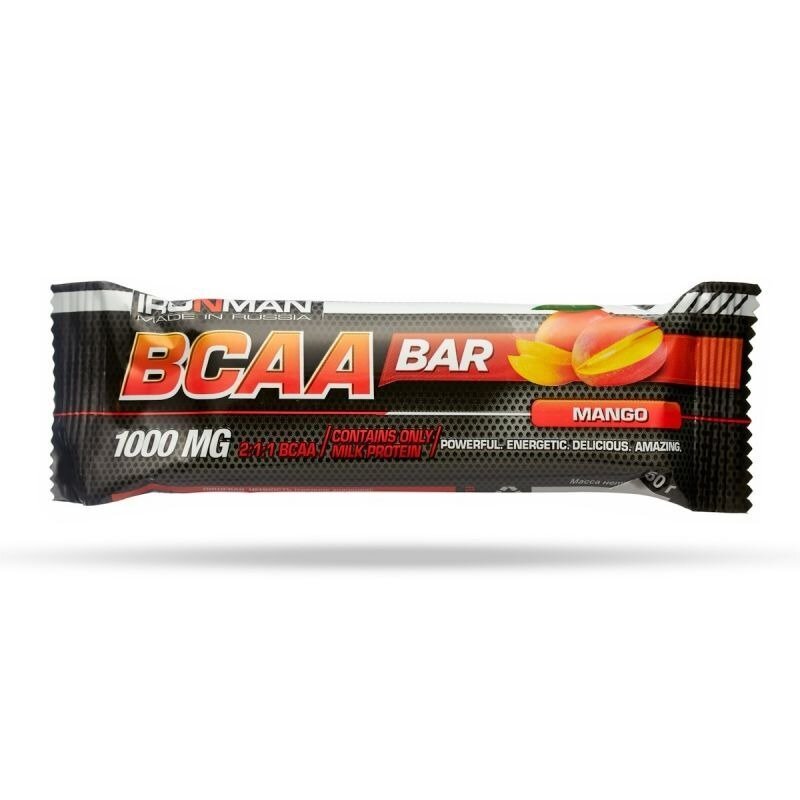 Батончик протеиновый Айронмен (IronMan) с BCAA 1000 мг 50 г