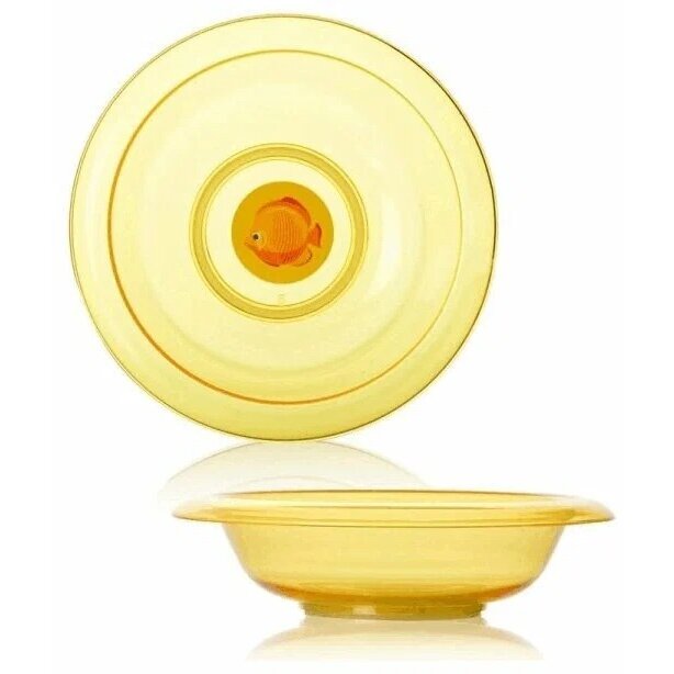 Тарелка желтая МамаСенс