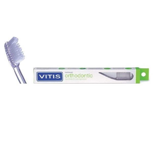 Зубная щетка Vitis Orthodontic для пациентов с ортодонтическими конструкциями (брекеты)