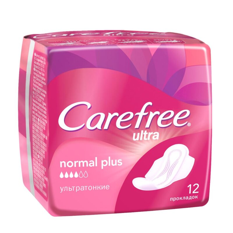 Прокладки Carefree Ultra Normal Plus 12 шт.