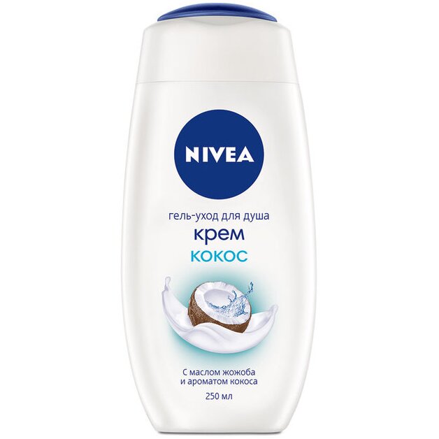 Гель для душа Nivea Bath Care Крем кокос 250 мл