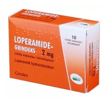 Лоперамид Гриндекс капсулы 2 мг 10 шт.