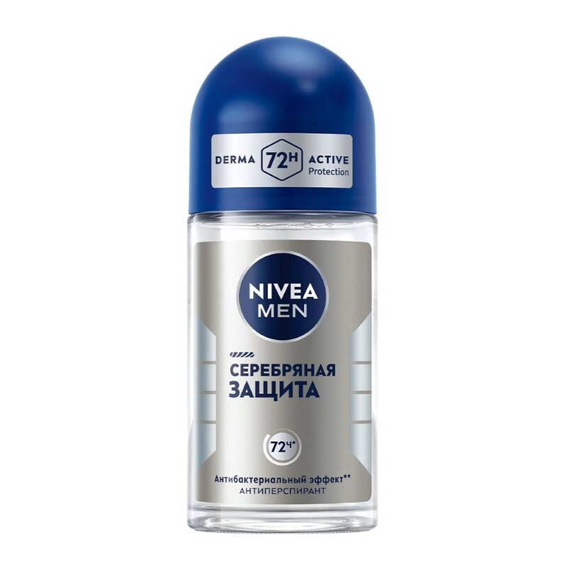 Дезодорант-ролик Nivea Men Серебряная защита 50 мл