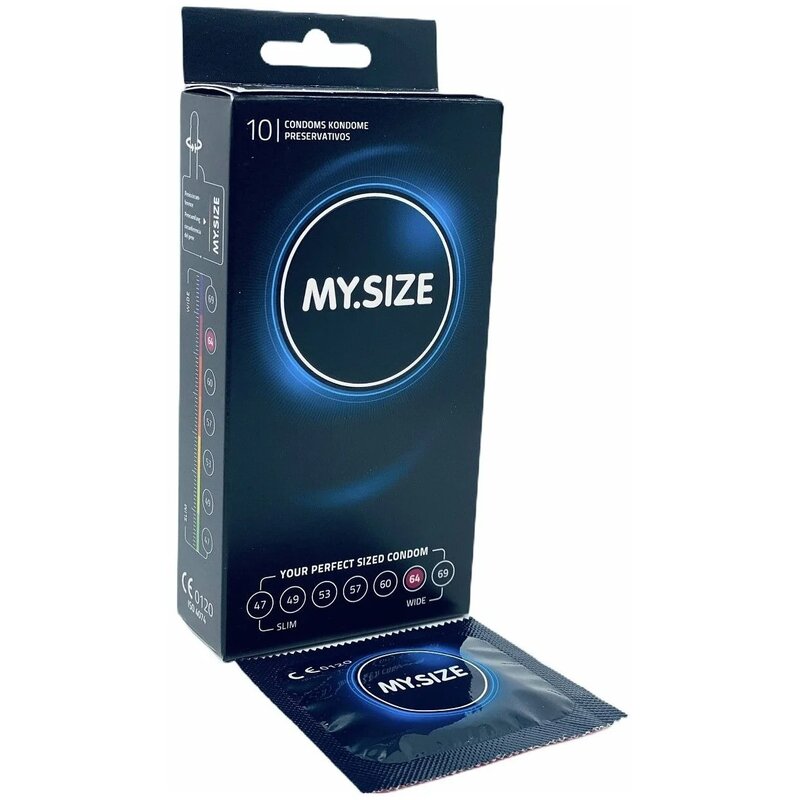 Презервативы MY SIZE ультратонкие большого размера 64 мм со смазкой 10 шт.