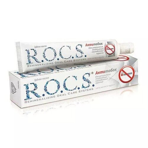 Зубная паста Рокс (R.O.C.S.) Pro антитабак 74 г