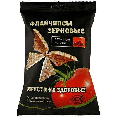 Флайчипсы зерновые с томатом острые 40 г