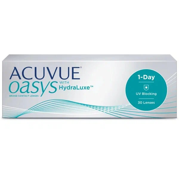 Линзы контактные Acuvue 1 day oasys with hydraluxe (8.5/-8,00) 30шт