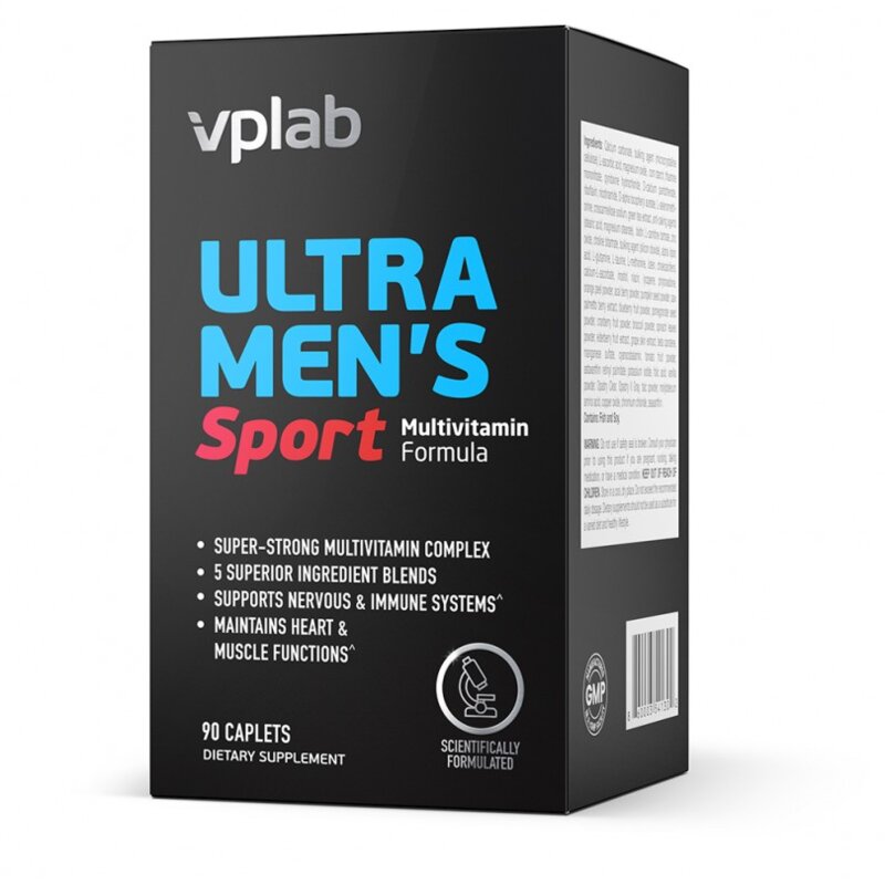 Vplab Ultra Men’s Sport Multivitamin Formula Витаминно-минеральный комплекс для мужчин капсулы 90 шт.