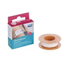 Пластырь Hartmann Omnipor гипоаллергенный нетканый белый 2,5X9200 см