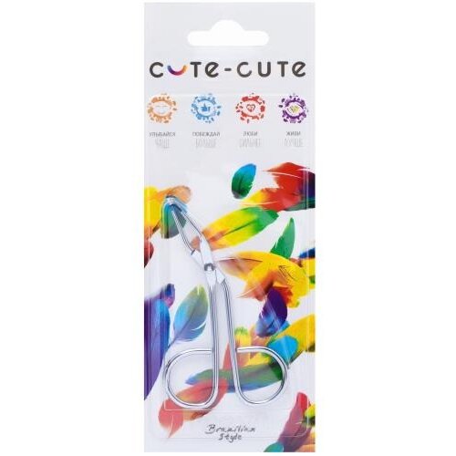 Ножницы-пинцет Cute-Cute для бровей арт. 49116
