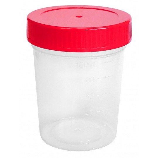 Контейнер для биоматериалов нестерильный 100 мл