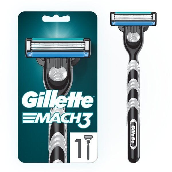 Бритва мужская Gillette Mach-3 с 1 сменной кассетой