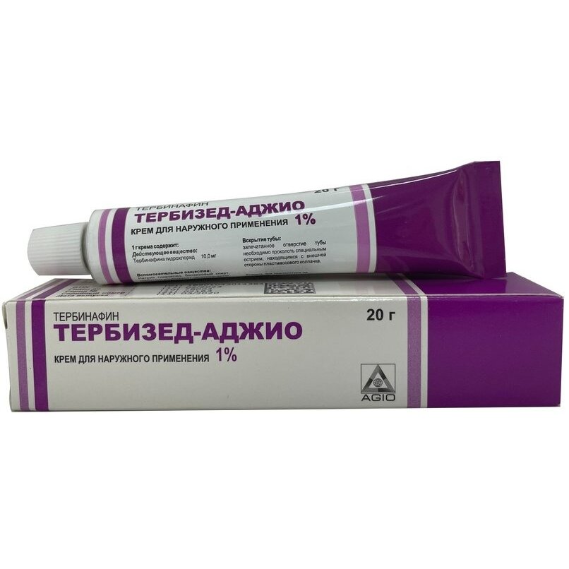 Тербизед-аджио крем для наружного применения 1% 20 г