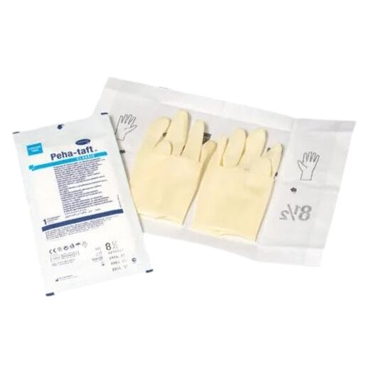 Перчатки Hartmann peha-soft powderfree нестерильные латексные без пудры p.L 1 пара