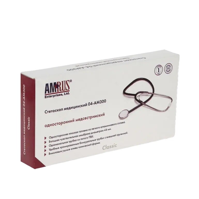 Cтетоскоп односторонний AmRus 04-АМ300