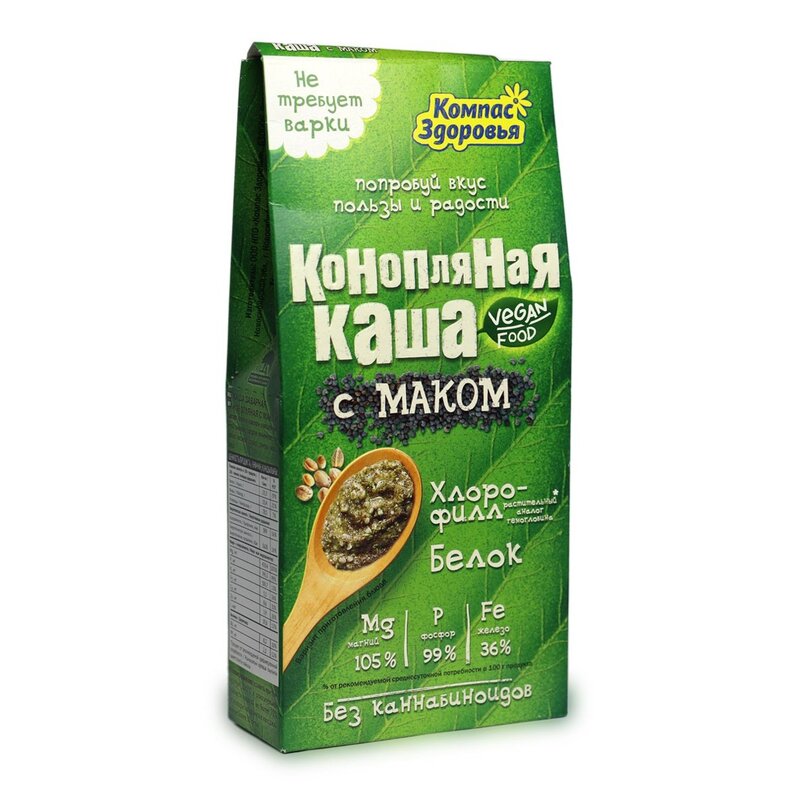 Каша конопляная Компас Здоровья с маком 250 г