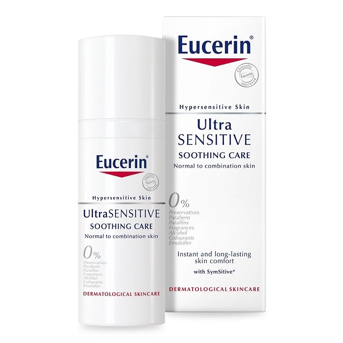 Крем успокаивающий Eucerin Ultrasensitive для чувствительной нормальной и комбинированной кожи 50 мл