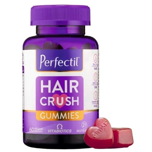 Перфектил Hair Crush Gummies пастилки 2700 мг 60 шт.