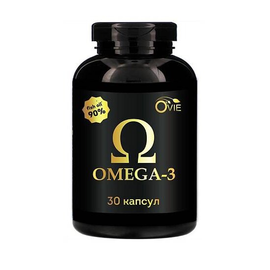 Омега-3 OVIE 90% с витамином Е капсулы 30 шт.