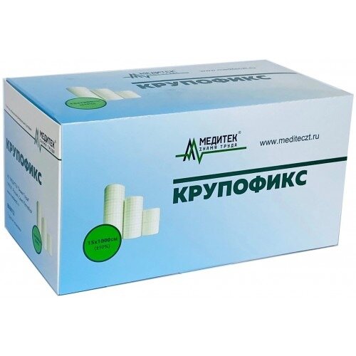 Лейкопластырь Крупофикс фиксирующий на нетканой основе 15 х 1000см