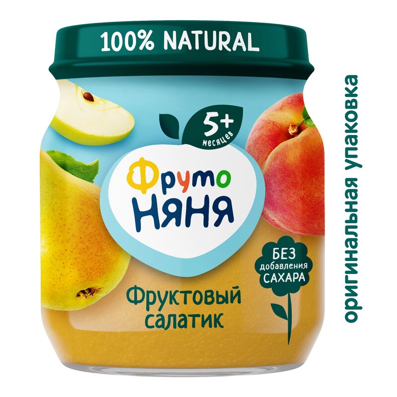 Пюре ФрутоНяня Витаминный салатик с 5 мес. 100 г
