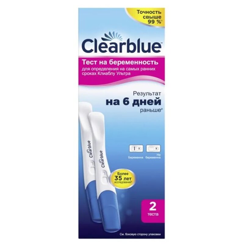 Тест на беременность Clearblue Ultra 2 шт.