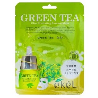 Ekel маска тканевая с экстрактом зеленого чая 25 г